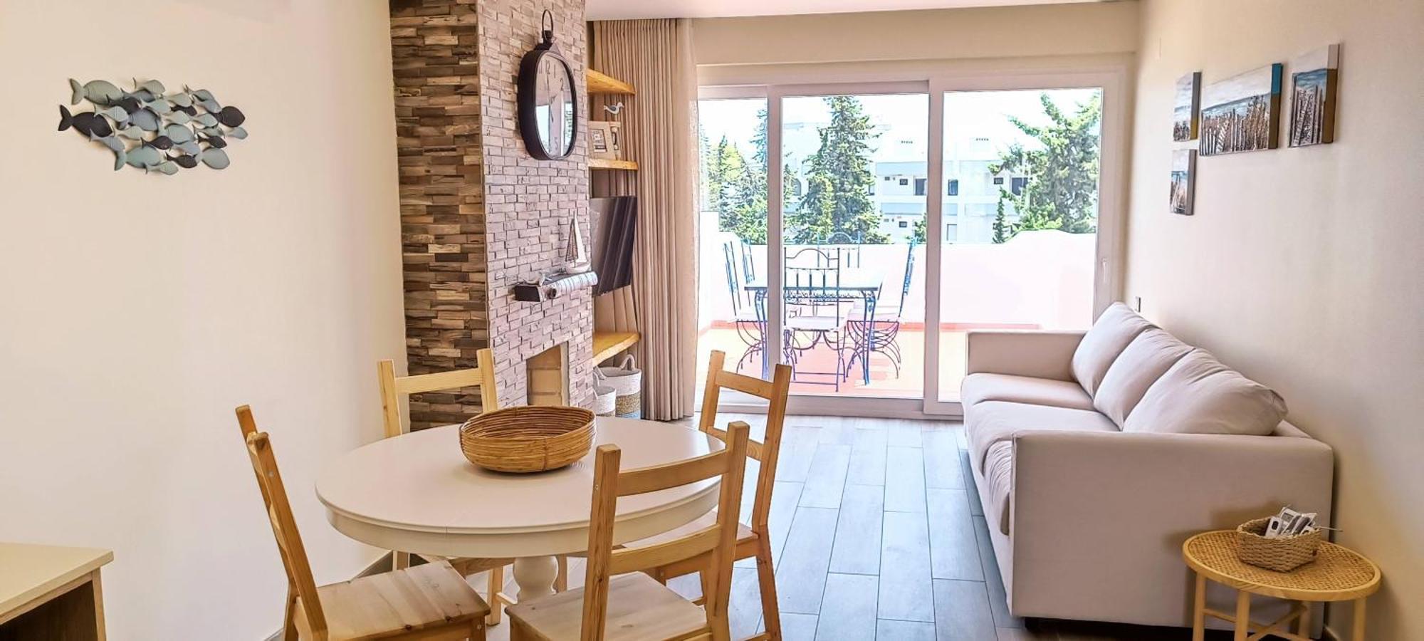 Blue & Yellow Penthouse With Terrace At Balaia Mar البوفيرا المظهر الخارجي الصورة
