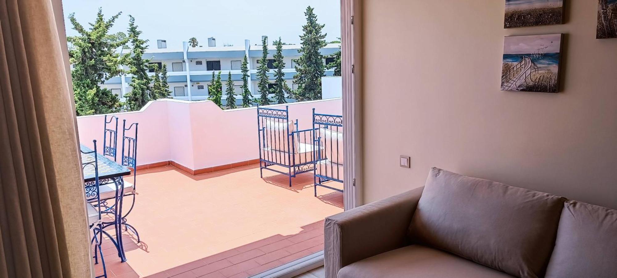 Blue & Yellow Penthouse With Terrace At Balaia Mar البوفيرا المظهر الخارجي الصورة