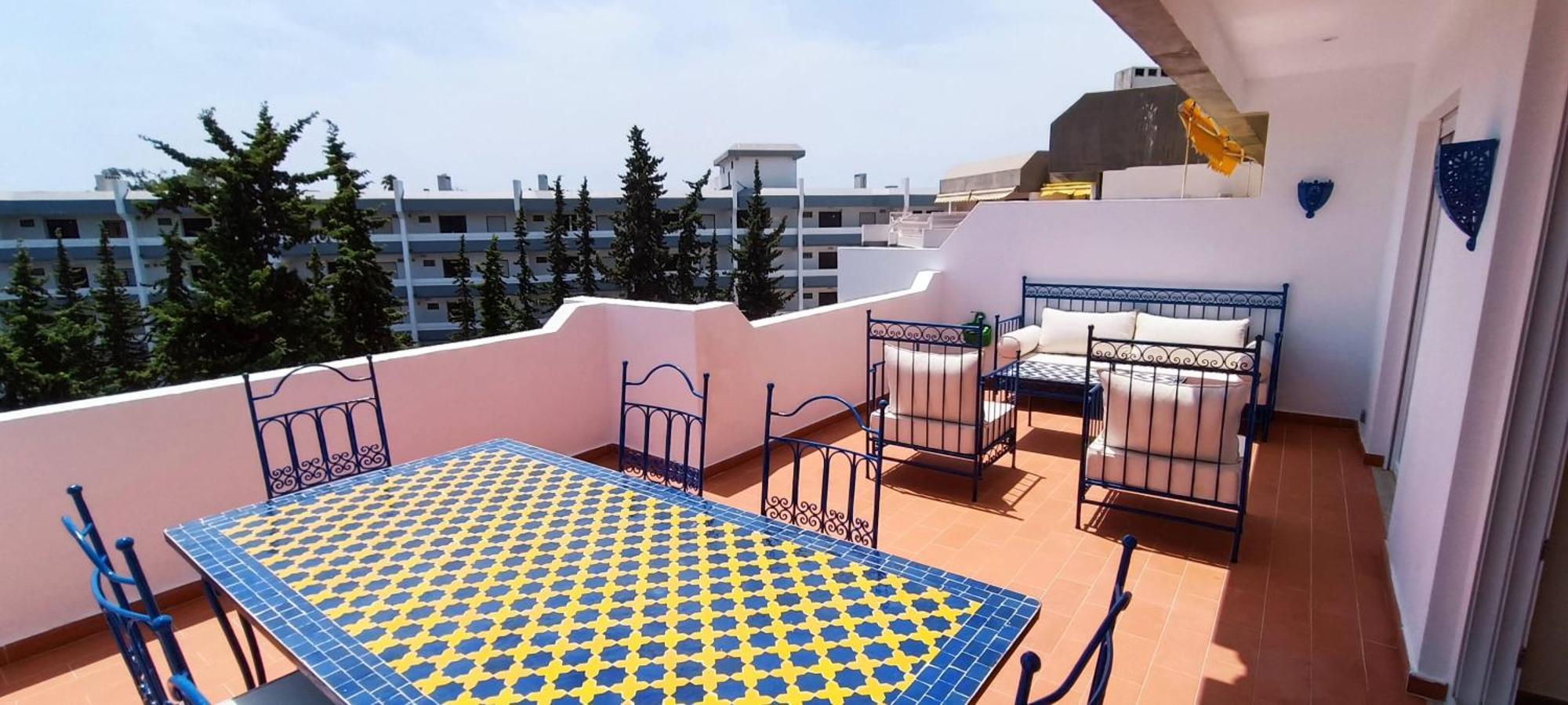 Blue & Yellow Penthouse With Terrace At Balaia Mar البوفيرا المظهر الخارجي الصورة